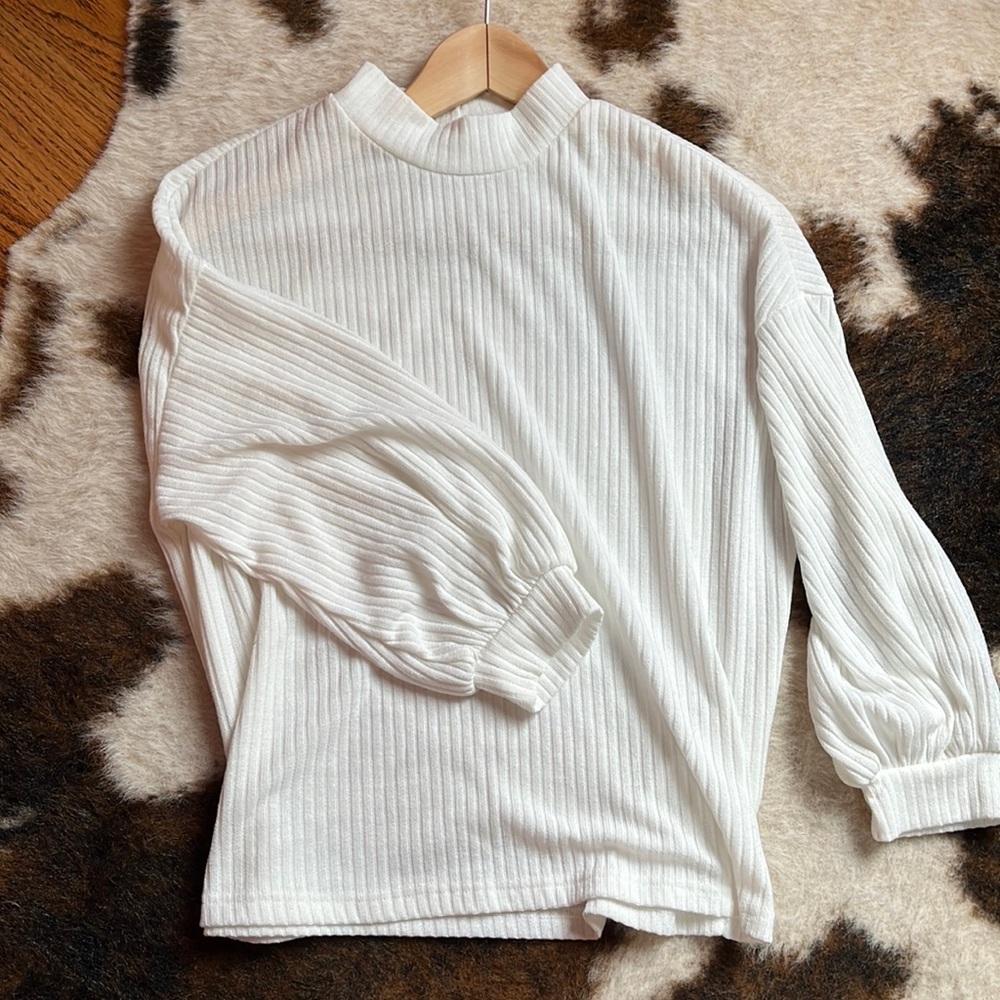 4 for $20!!! White 3/4 Turtleneck Shirt